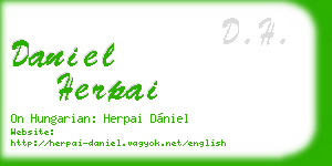 daniel herpai business card